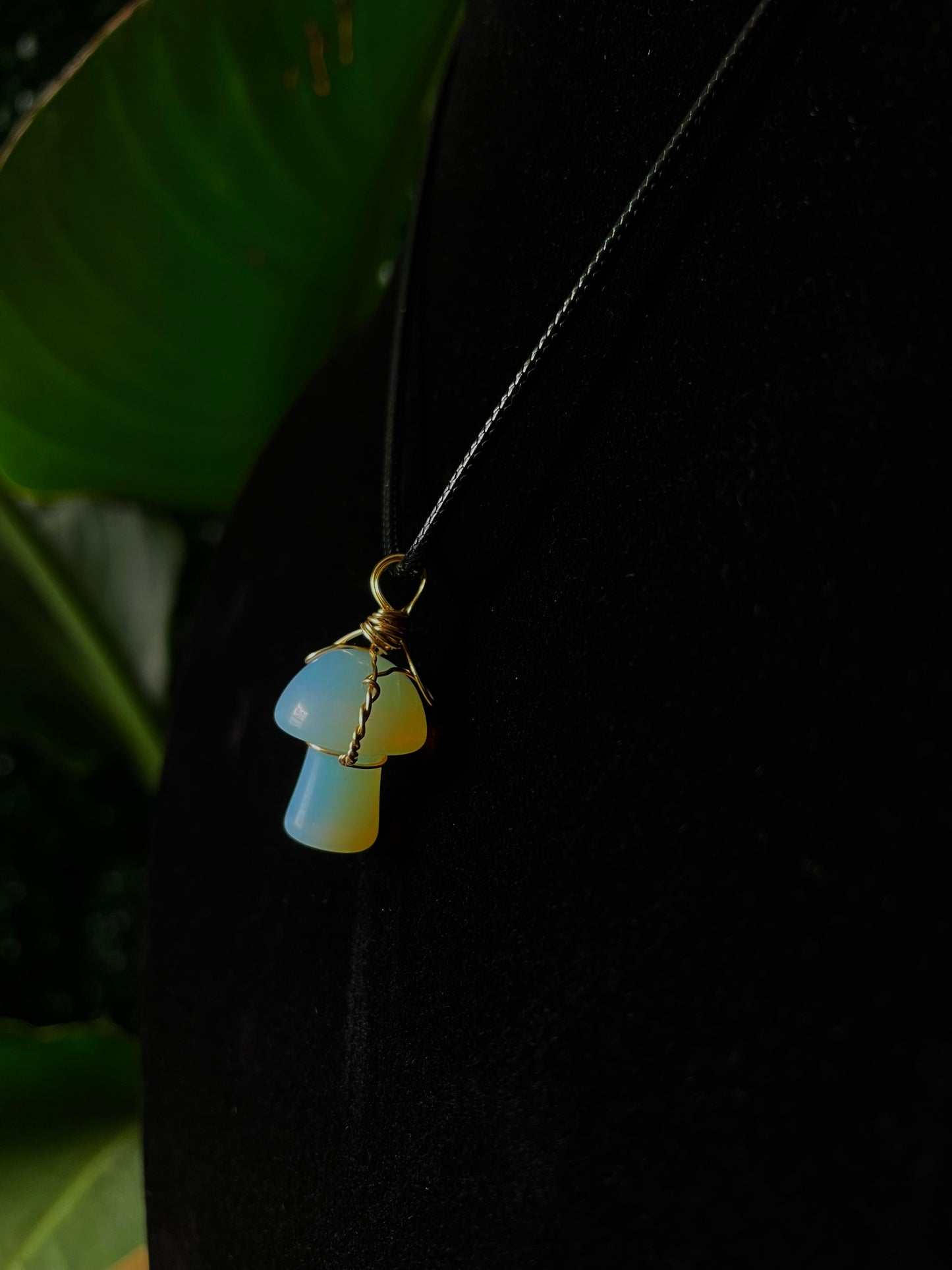 Opalite Mushroom necklace