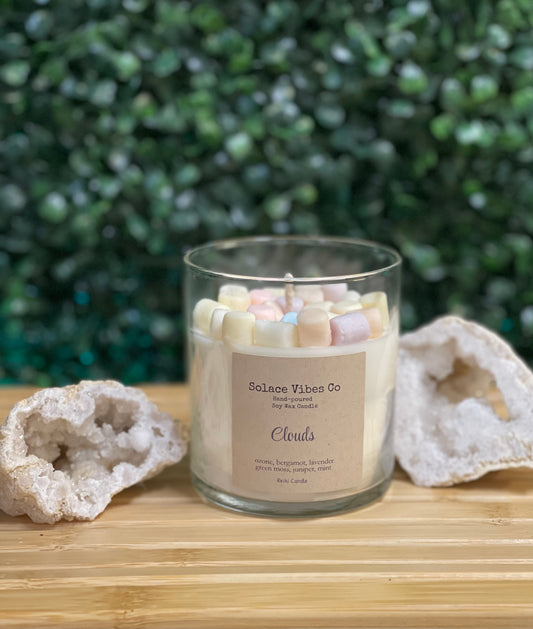 Clouds Reiki Candle