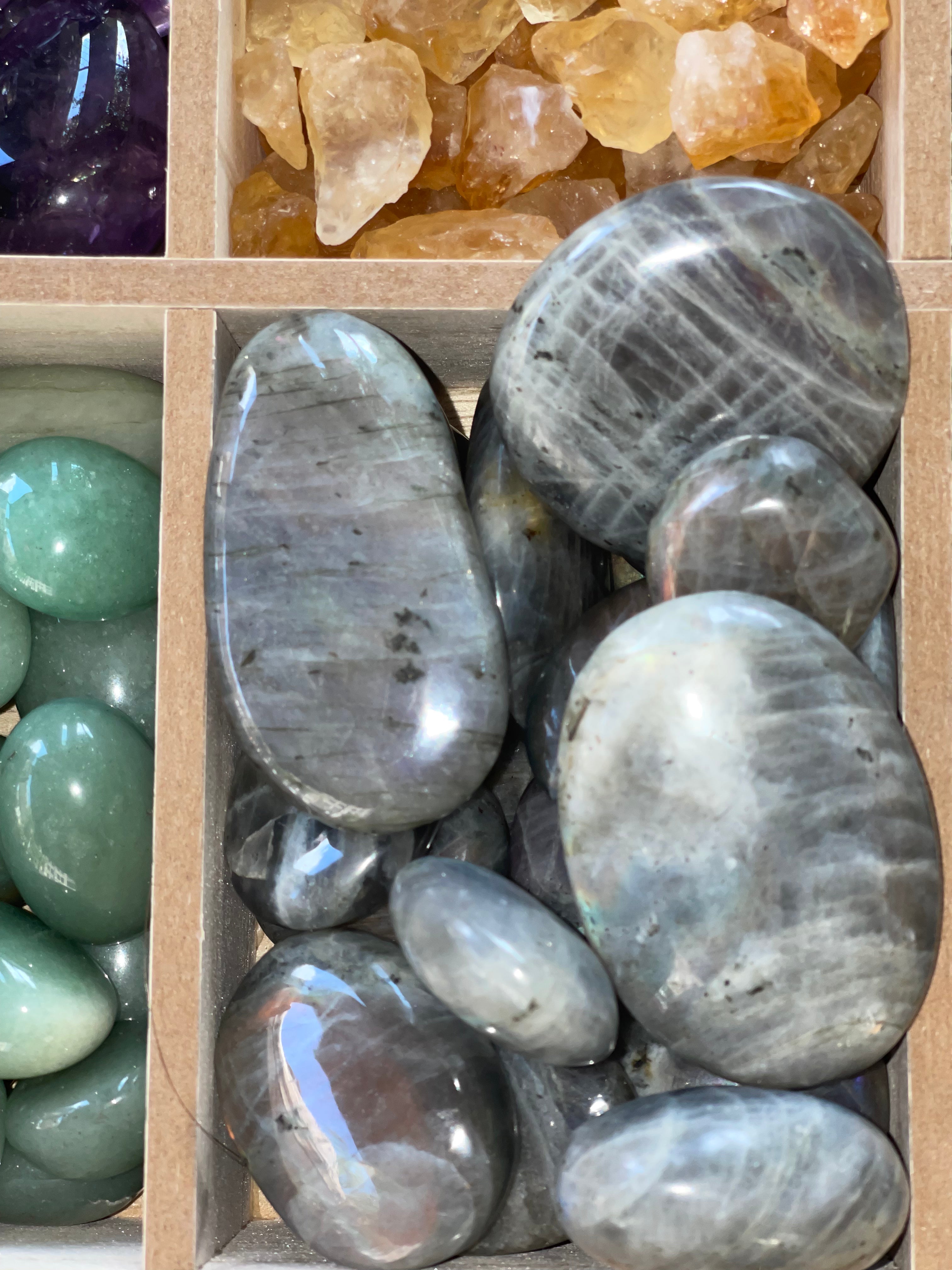 Labradorite Palm Stone