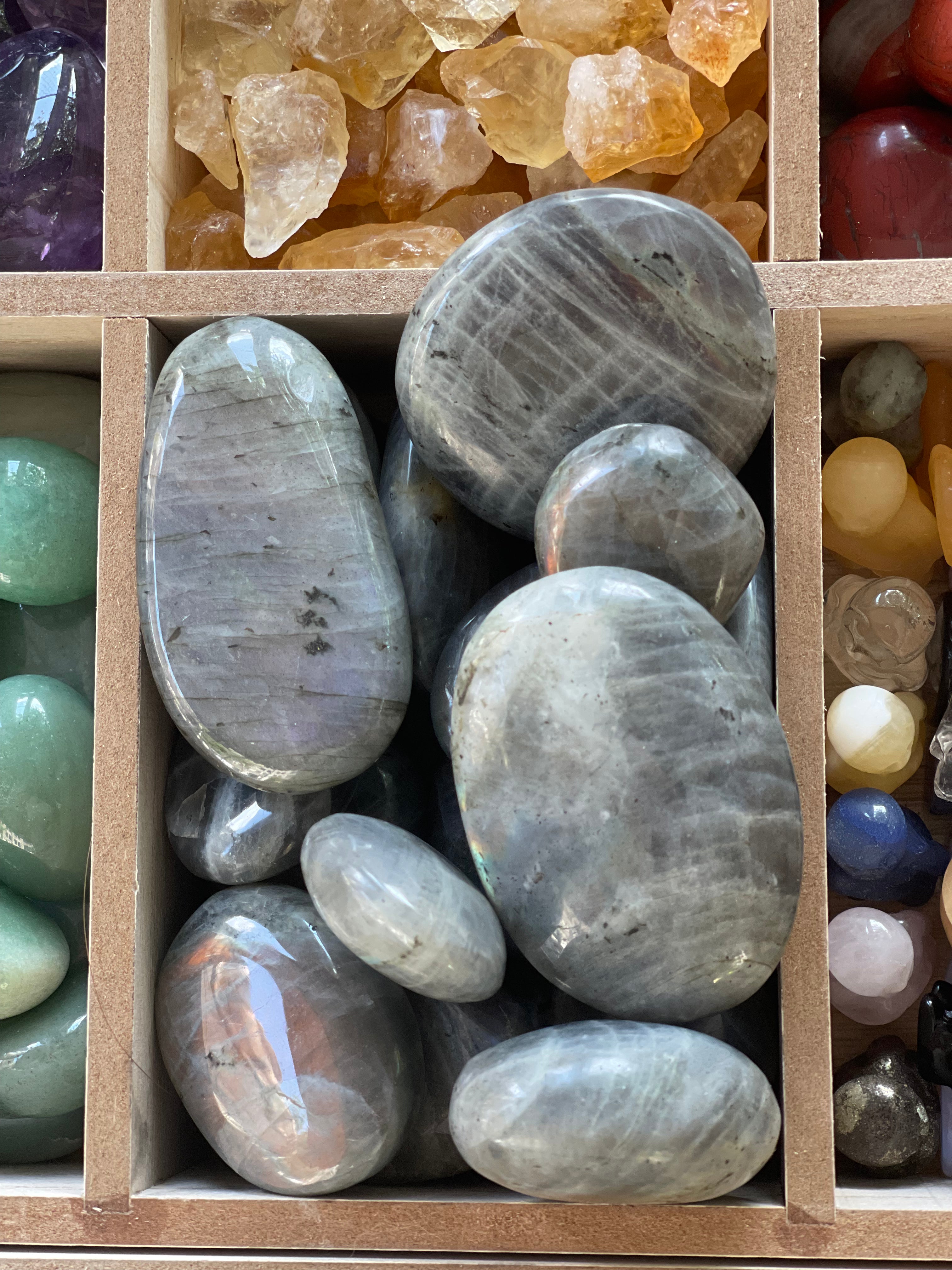 Labradorite Palm Stone